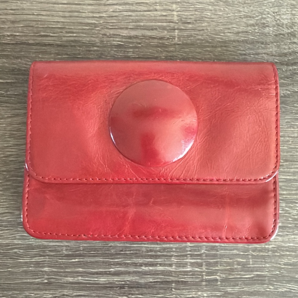 Hobo International Red Card Case - EUC